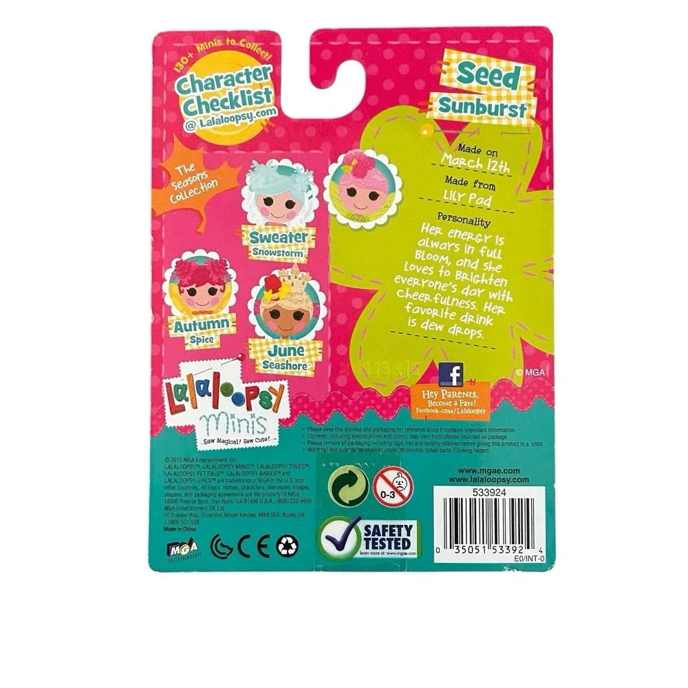 LALALOOPSY Minis Seed Sunburst 1 Of Series 15 Seasons Collection NEW‎
